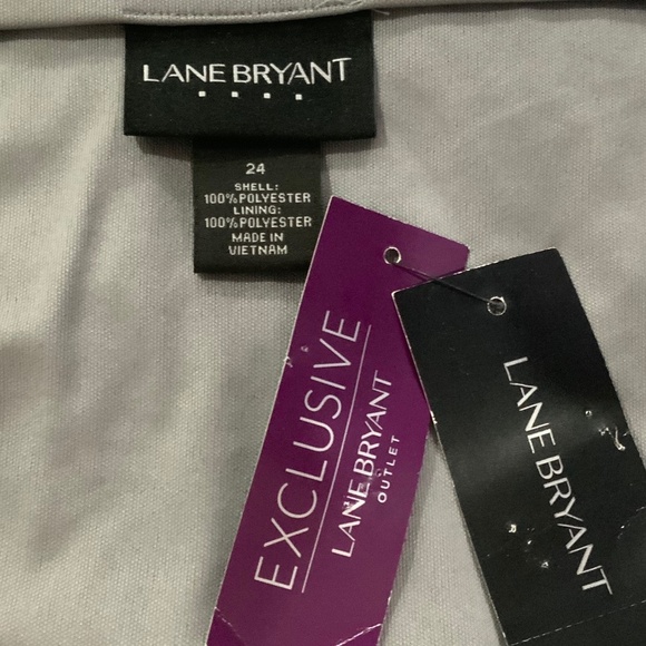 Lane Bryant Silver Sequin Elastic Waist Holiday Mini Skirt Plus Size 24 New - Picture 5 of 7